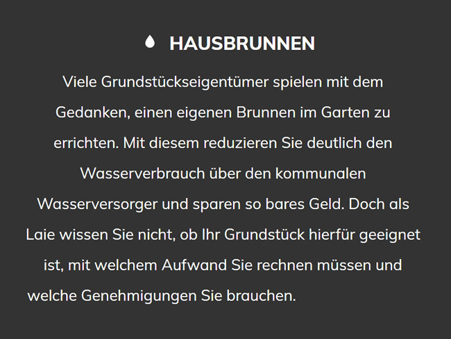 Hausbrunnen 