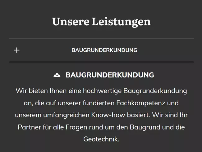 Baugrunderkundung 