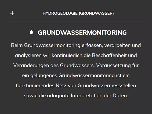 Grundwassermonitoring 