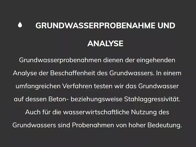 Grundwasserprobenahmen für  Weißenfels