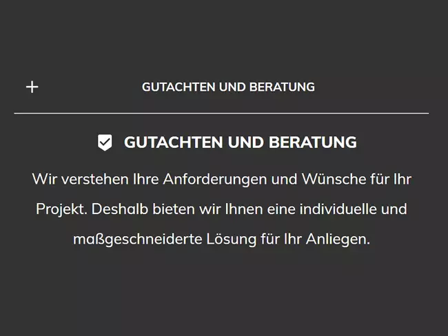 Gutachten Beratung 